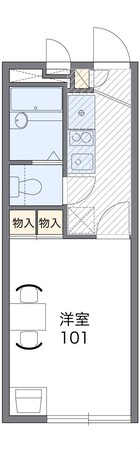 レオパレス南浜町の物件間取画像